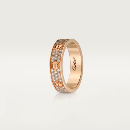 LOVE WEDDING BAND, DIAMOND-PAVED